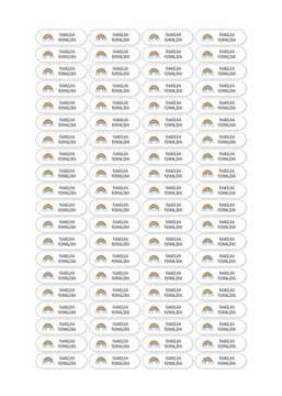 Именные наклейки, школа, имя, фамилия, 80 шт.