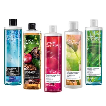 AVON Zestaw Żeli pod Prysznic 5 x 500 ml