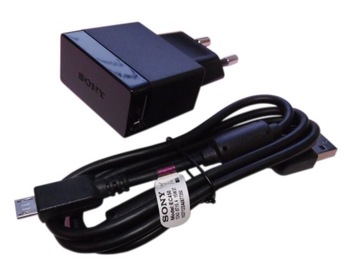 ORYGINALNA ŁADOWARKA SONY SZYBKA XPERIA M4 AQUA Z1 Z2 Z3 + KABEL USB-MICRO