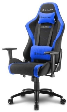 Fotel Sharkoon SKILER SGS2 Black-Blue materiałowy