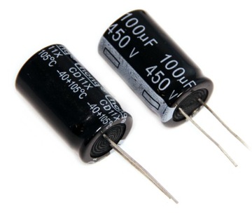 Kondensator (100uF/400V) 100uF/450V 105C 2szt.