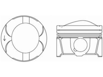 FAI AUTOPARTS PK26-050 PÍST