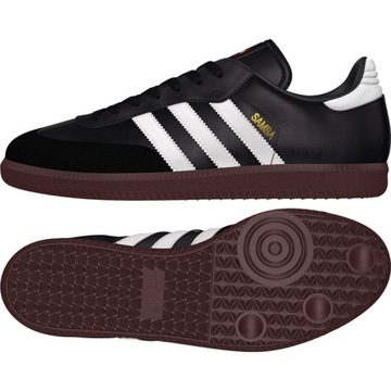 Czarne Syntetyk Buty Sport Halowe Adidas r.43 1/3
