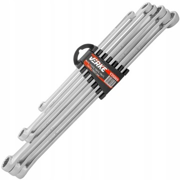 BARDZO DŁUGIE NAPINACZY 8-21MM ZESTAW KLUCZY PŁASKICH