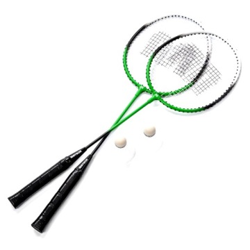 Набор ракеток, сетка для бадминтона, набор весла, чемодан, воланы METEOR