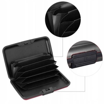 МЕТАЛЛИЧЕСКИЙ КОШЕЛЕК ДЛЯ КРЕДИТНЫХ КАРТ АЛЮМИНИЕВЫЙ КОРПУС