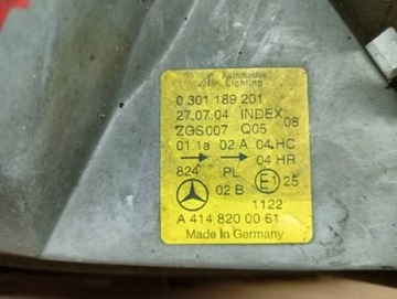 KK MERCEDES VANEO SVĚTLOMET SVĚTLO PŘEDNÍ LEVÝ A4148200061