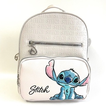 Disney Mały Plecak eko sztuczna skóra Stich Stitch ecru Primark plecaczek