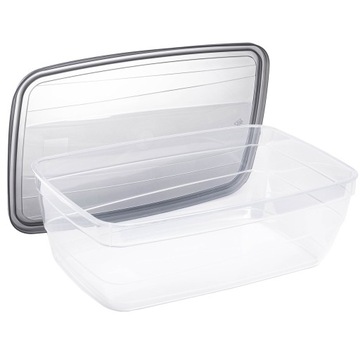 POJEMNIK NA ŻYWNOŚĆ PUDEŁKA ŚNIADANIOWE 4L LUNCHBOX Z POKRYWKĄ ZESTAW