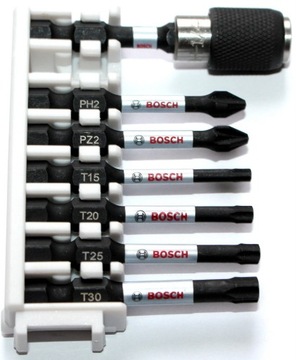 Набор BOSCH из 35 ударных бит и универсальных сверл Multiconstr.