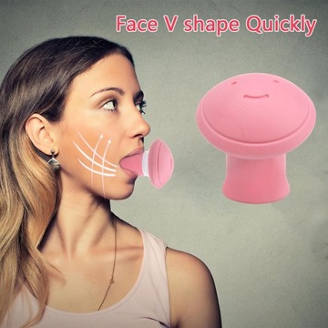 3X TRENING ĆWICZENIA MIĘŚNI ŻUCHWY JAW LINE DLA KOBIET NIEJ UŚMIECH RÓŻOWY