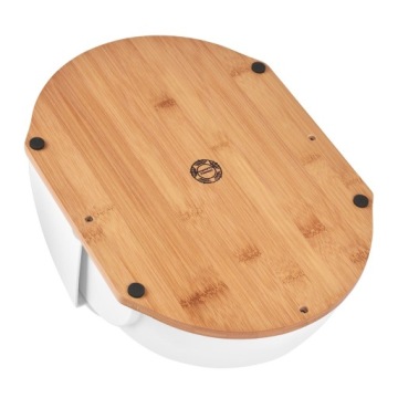 Практичный контейнер для хлеба БЕЛЫЙ ХЛЕБ + РАЗДЕЛОЧНАЯ ДОСКА 2в1 ГАЛАКТИКА