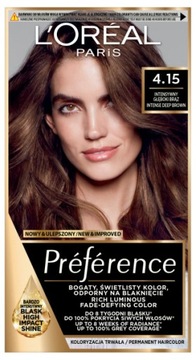 L'OREAL Preference farba do włosów 4.15 Caracas intensywny głęboki brąz