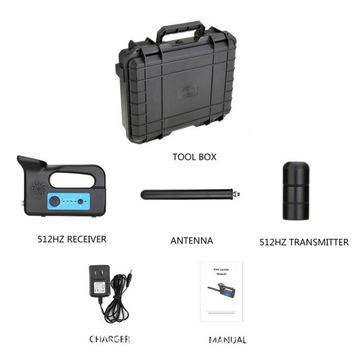 Камера для осмотра труб, диапазон передатчика 512 Гц