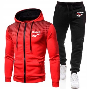 Mężczyźni KOMPLET DRESOWY DRES SPODNIE BLUZA S-3XL