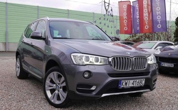 BMW X3 F25 SUV 2.0 20d 190KM 2016 BMW X3 LIFT 2.0D 190HP Xdrive Automat Navi Kli...