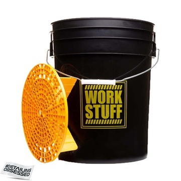 НАБОР РАБОЧИХ ВЕДРОВ ДЛЯ МОЙКИ АВТОМОБИЛЯ 2x20л + перчатки, полотенце и шампунь