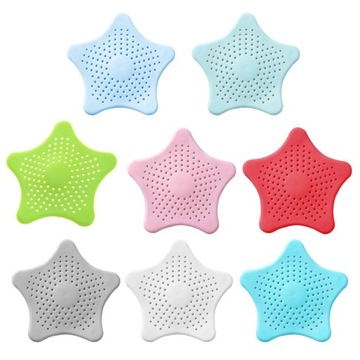 Силиконовый сетчатый фильтр для раковины и уловитель волос для слива.