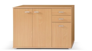 K-M 3D2S KOMODA SZAFKA 106 cm Buk bukowa KLASYCZNA