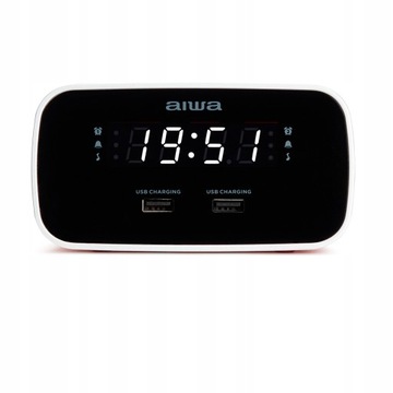 RADIOBUDZIK FM PLL AIWA CRU-19RD USB BUDZIK ALARM