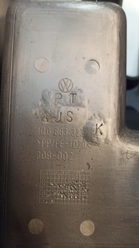 КРЫШКА ЦЕНТРАЛЬНОГО ТУННЕЛЯ С КАБЕЛЯМИ VW EOS 1Q0863323K