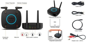 Приемник B06 Pro Bluetooth 5.0 1Mii aptX HD 60 м
