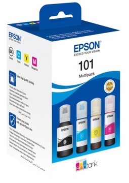 Oryginalny ZESTAW 4 tuszy Epson 101 CMYK C13T03V64A