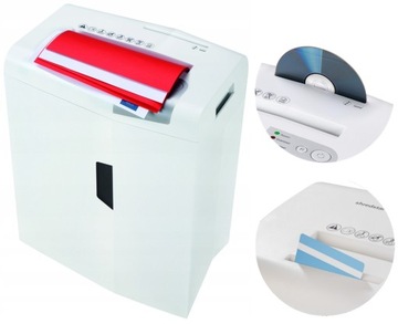 HSM Shredstar X10 - ścinki P4, 10kartek, płyty CD