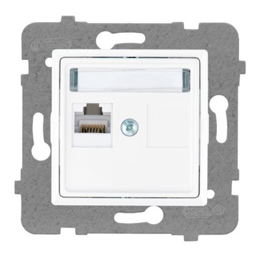 Polmark ROSA Gniazdo komputerowe RJ45 pojedyncze