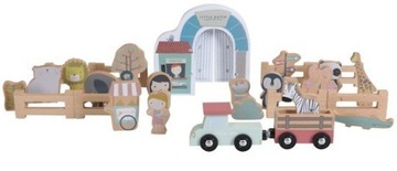 МАЛЕНЬКИЙ ГОЛЛАНДСКИЙ КОМПЛЕКТ В ОЧЕРЕДИ В ЗООПАРКЕ ЖИВОТНЫЕ