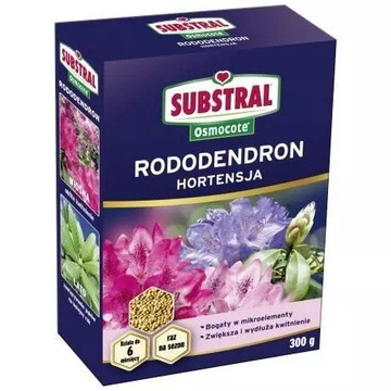 SUBSTRAL OSMOCOTE NAWÓZ DŁUGODZIAŁAJĄCY RODODENDRONÓW HORTENSJI AZALI 6-CY