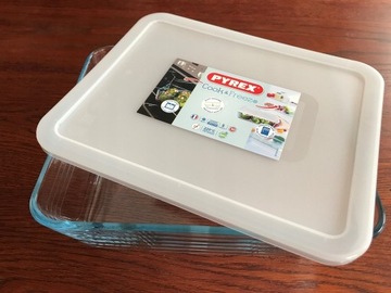 СТЕКЛЯННЫЙ КОНТЕЙНЕР С КРЫШКОЙ, ТЕРМОУСТОЙЧИВЫЙ СОСУДА ИЗ ПИРЕКСА 4Л OLDMAN 27х23см