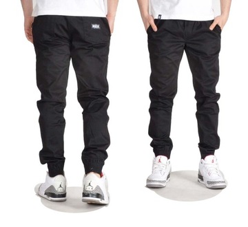 Spodnie XXL Bossline Cut Jogger Czarne joggery