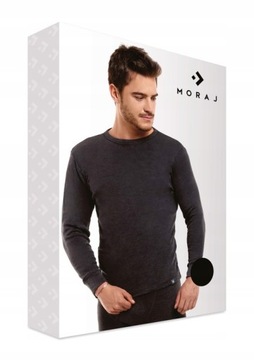 ФУТБОЛКА МУЖСКАЯ ИЗ ХЛОПКА С ДЛИННЫМИ РУКАВАМИ MORAJ, БЕЛАЯ