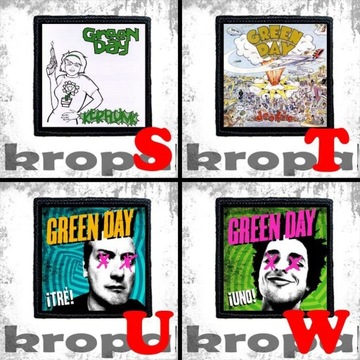 Нашивка GREEN DAY 8 X 8 см. Множество дизайнов!