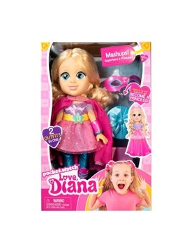 Love, Diana LVE07000 Doll, Multicoloured