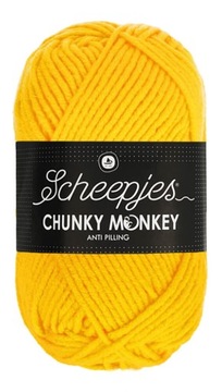 Włóczka CHUNKY MONKEY 100 g - 2004 kanarek