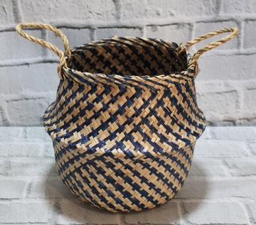 Корзина из морских водорослей 35 см, Скандинавский БОХО