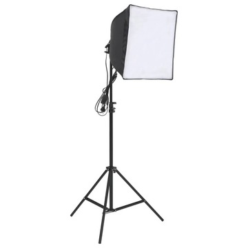 Zestaw oświetlenia studyjnego, softboxy na statywa