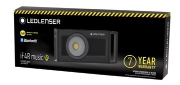 Кемпинговая лампа, садовый фонарик LEDLENSER iF4R Music с динамиком Bluetooth