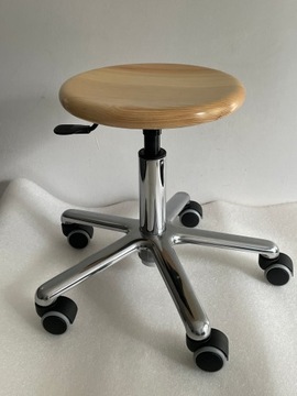 Taboret kosmetyczny, warsztatowy, medyczny WYSOKI