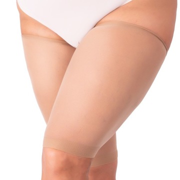 Transparentne OPASKI NA UDA przeciw otarciom PLUS SIZE