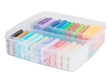 MODELIN ТЕРМОЗАВЕРТАННАЯ ПОЛИМЕРНАЯ ГЛИНА В КОРОБКЕ 26 x 20г МНОГОЦВЕТНАЯ