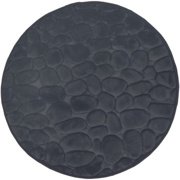 DYWANIKI ŁAZIENKOWE BELLARINA 60cm - CIEMNOSZARE