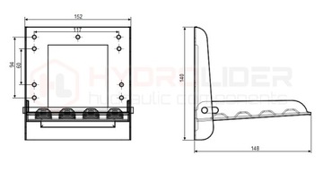 СКЛАДНАЯ БОКОВАЯ ПОДНОЖКА ПРИЦЕПА
