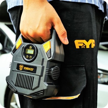 АВТОМОБИЛЬНЫЙ КОМПРЕССОР АВТОМОБИЛЬНЫЙ НАСОС 12В LED LCD TURBO DEKO КОМПРЕССОР