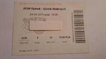 ENERGETYK ROW RYBNIK - GÓRNIK WAŁBRZYCH 04-04-2015