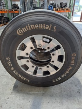 КОЛЕСА ПЕРЕДНИЕ ШИНЫ С АЛЮМИНИЕВЫМИ ДИСКАМИ CONTINENTAL HYBRID HT3 385/65 R 22.5