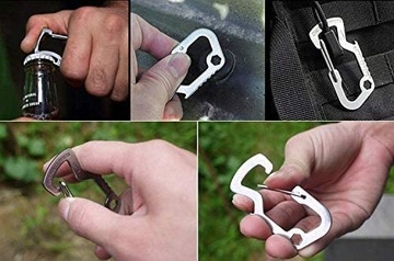 Металлическая открывалка для бутылок под ключ.