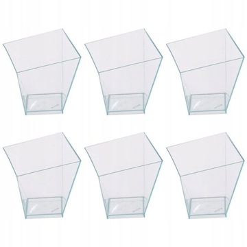 Pojemniki pucharki na desery przekąski do deserów TRAPEZOWE 120ml 20 sztuk